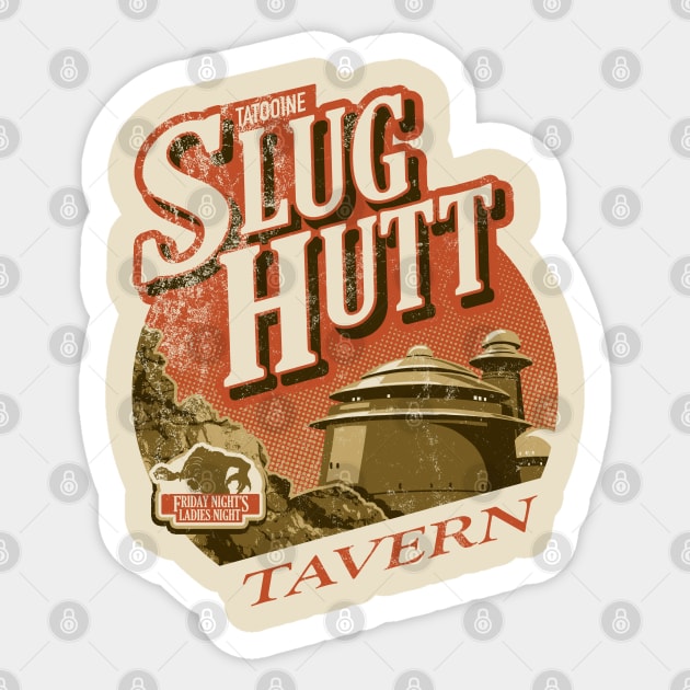 Slug Hutt Sticker by StephenHartman